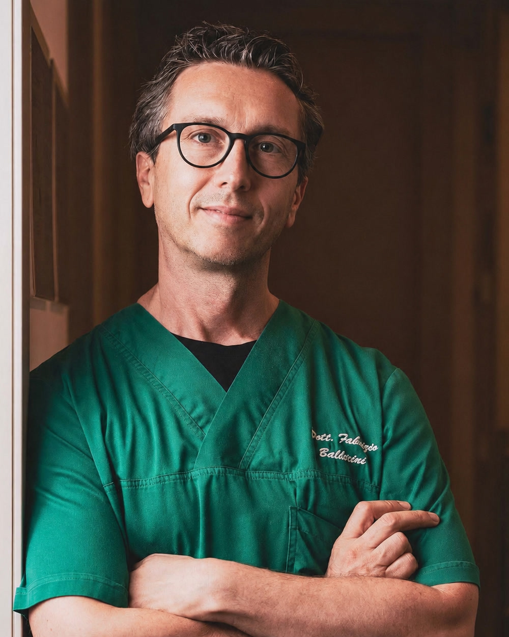 Ritratto del Dott. Fabrizio Ballerini, Direttore Sanitario dello Studio Dentistico Ballerini a Suzzara